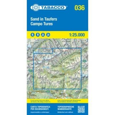 36 Sand in Taufers, Karte von , Tabacco Editrice