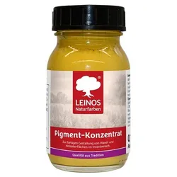 Leinos Pigment-Konzentrat 668 Oxid-Gelb - 0,1 l Glas