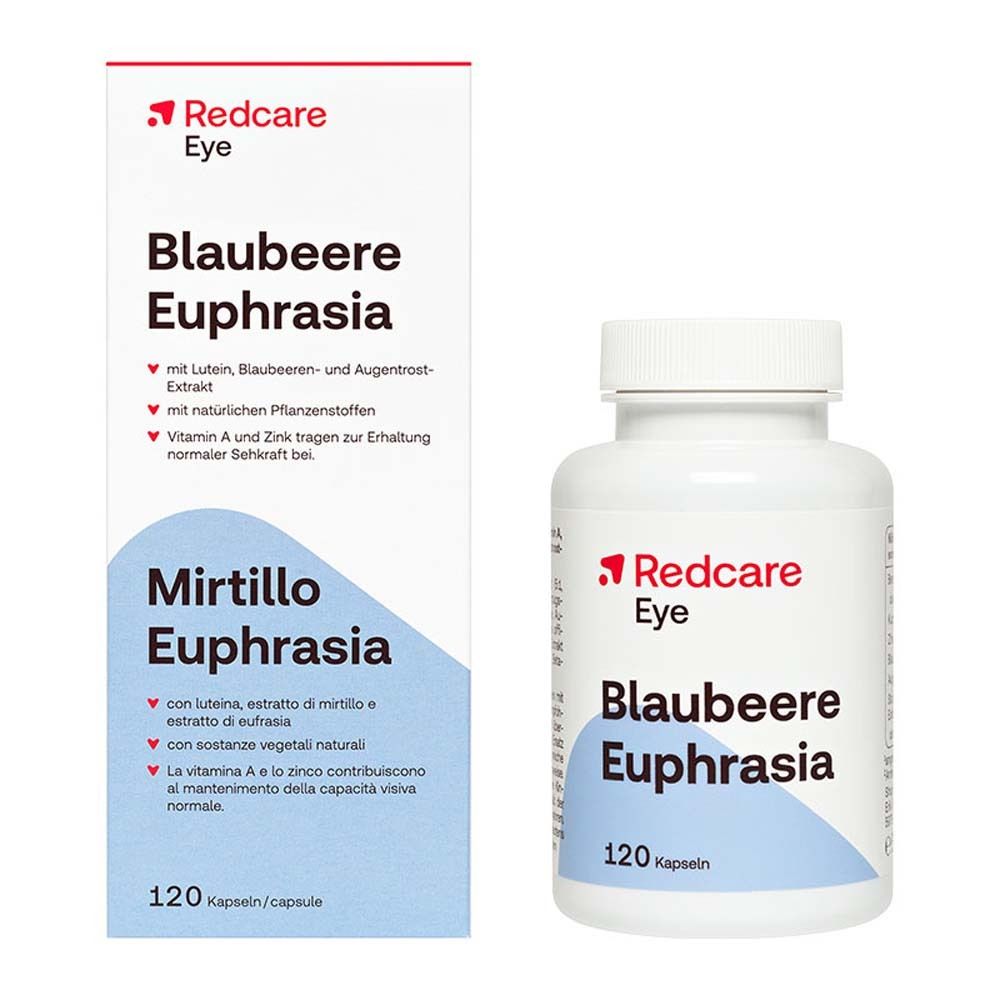 Redcare Blaubeere Euphrasia Kapseln 120 St