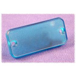 Hammond Electronics 1455KPLTBU 1455KPLTBU Endplatte (L x B x H) 8 x 78 x 27 mm ABS Blau (transparent) 2 St.