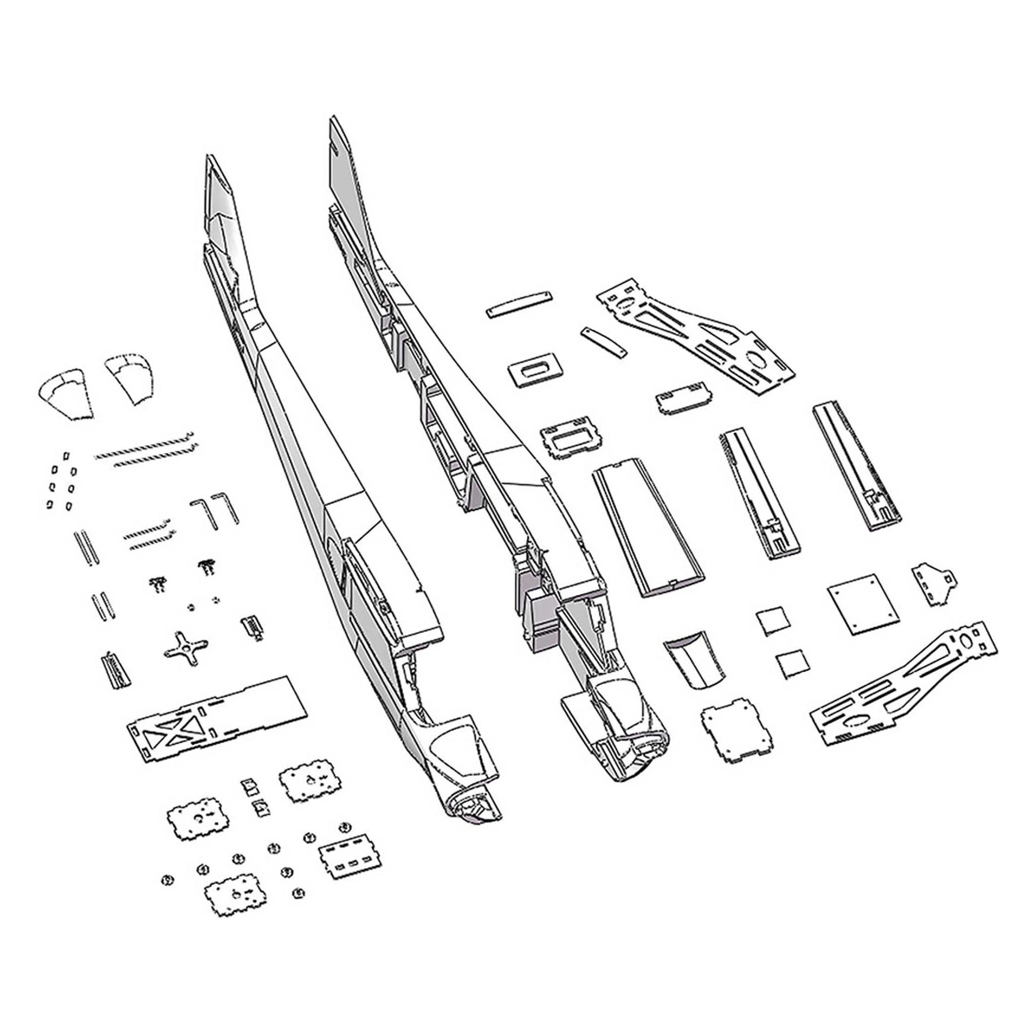 Multiplex Rumpfteileset FunCub XL (224430)