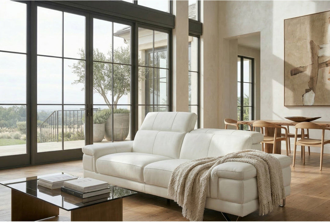 Borough Wharf Sofa Brown Microfiber / Microsuede 3