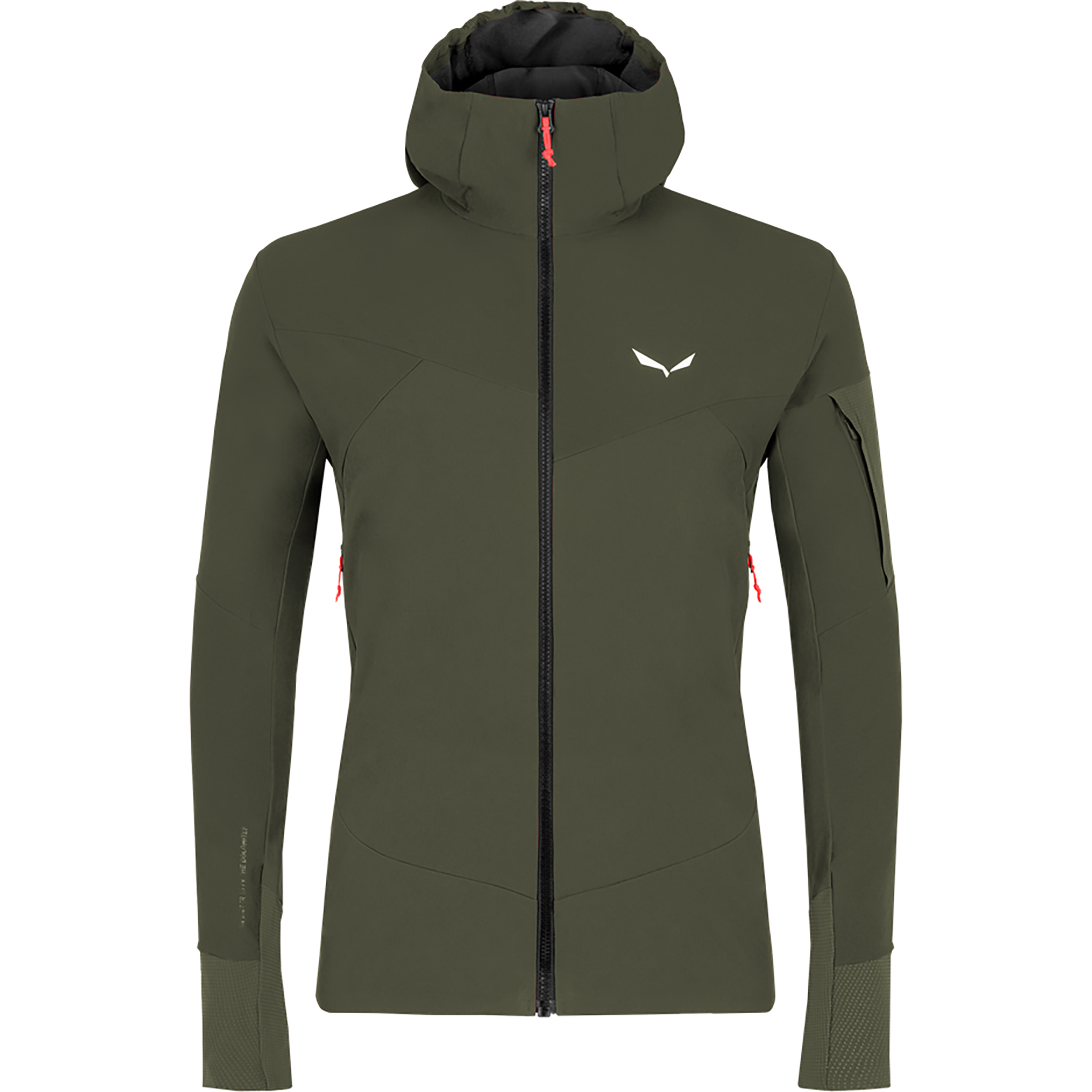 Salewa Agner DST Herren Softshelljacke oliv Größe M Alpinklettern Widerstandsfähig Wasserabweisend