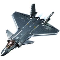ModelBricks J-20 Tarnkappenflieger Metallic Version, Konstruktionsspielzeug