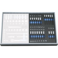 Steckschlüssel-Satz 3/8" in Check-Tool-Modul, 52teilig (2005 CT2-TX 30)