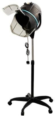 Costway Salon Standing Hair Dryer Bonnet Rolling Heater