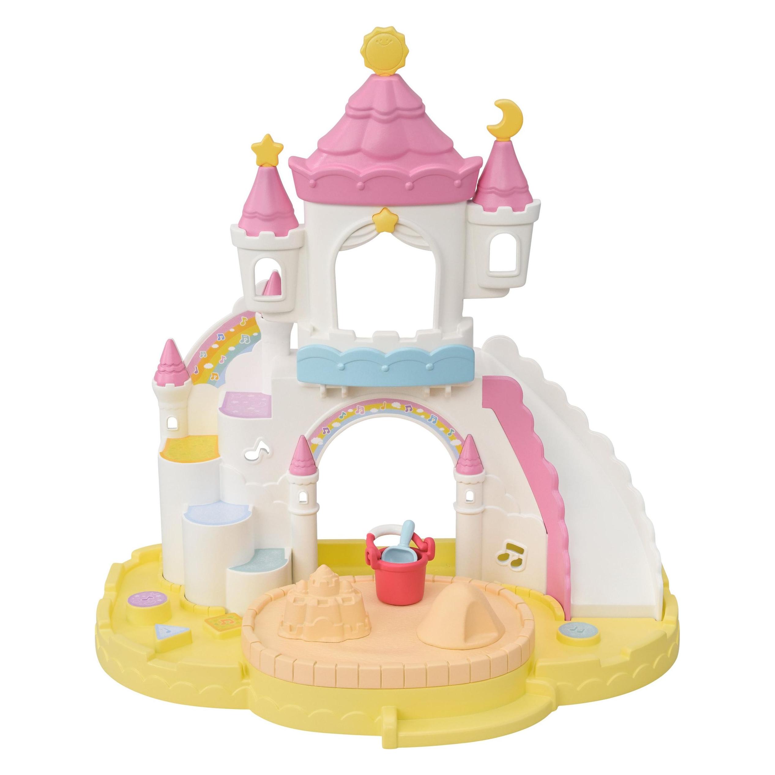 Sylvanian Families Erlebniskindergarten Sandkasten und Pool mit Figur (5746)