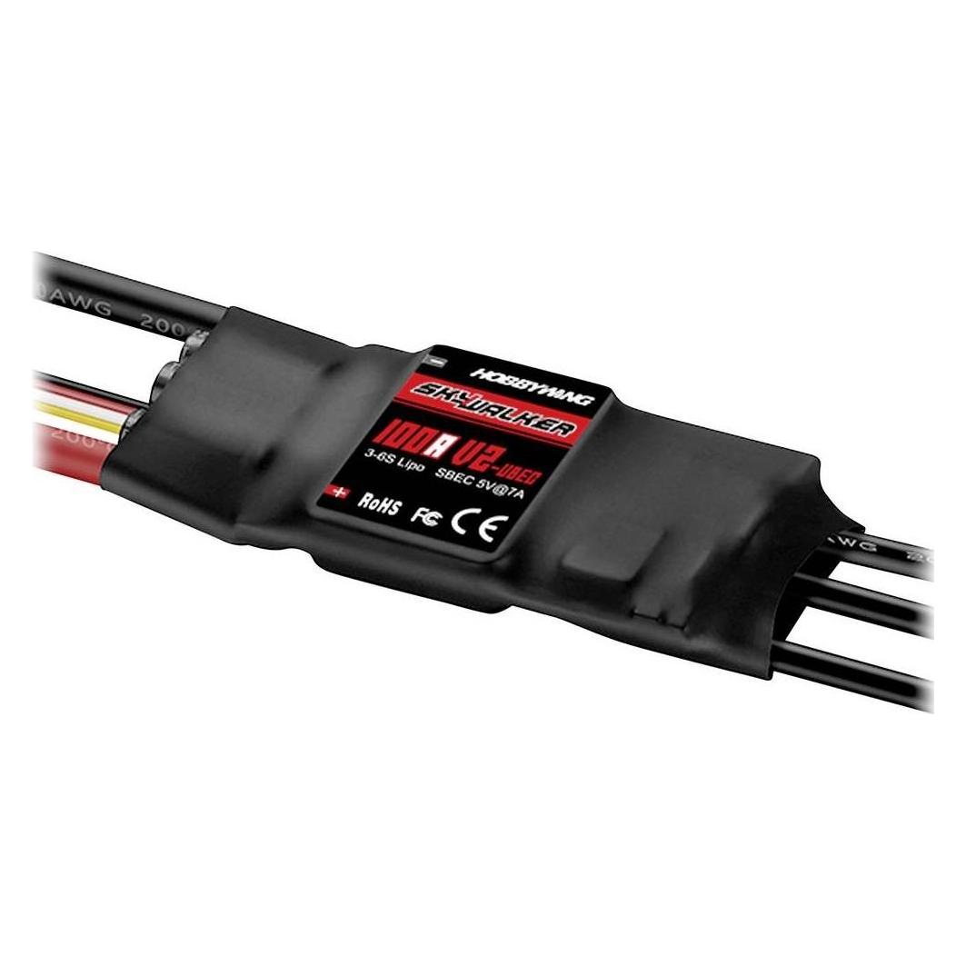 Hobbywing Skywalker V2 100A 3-6s, 7A BEC (HW80060441)