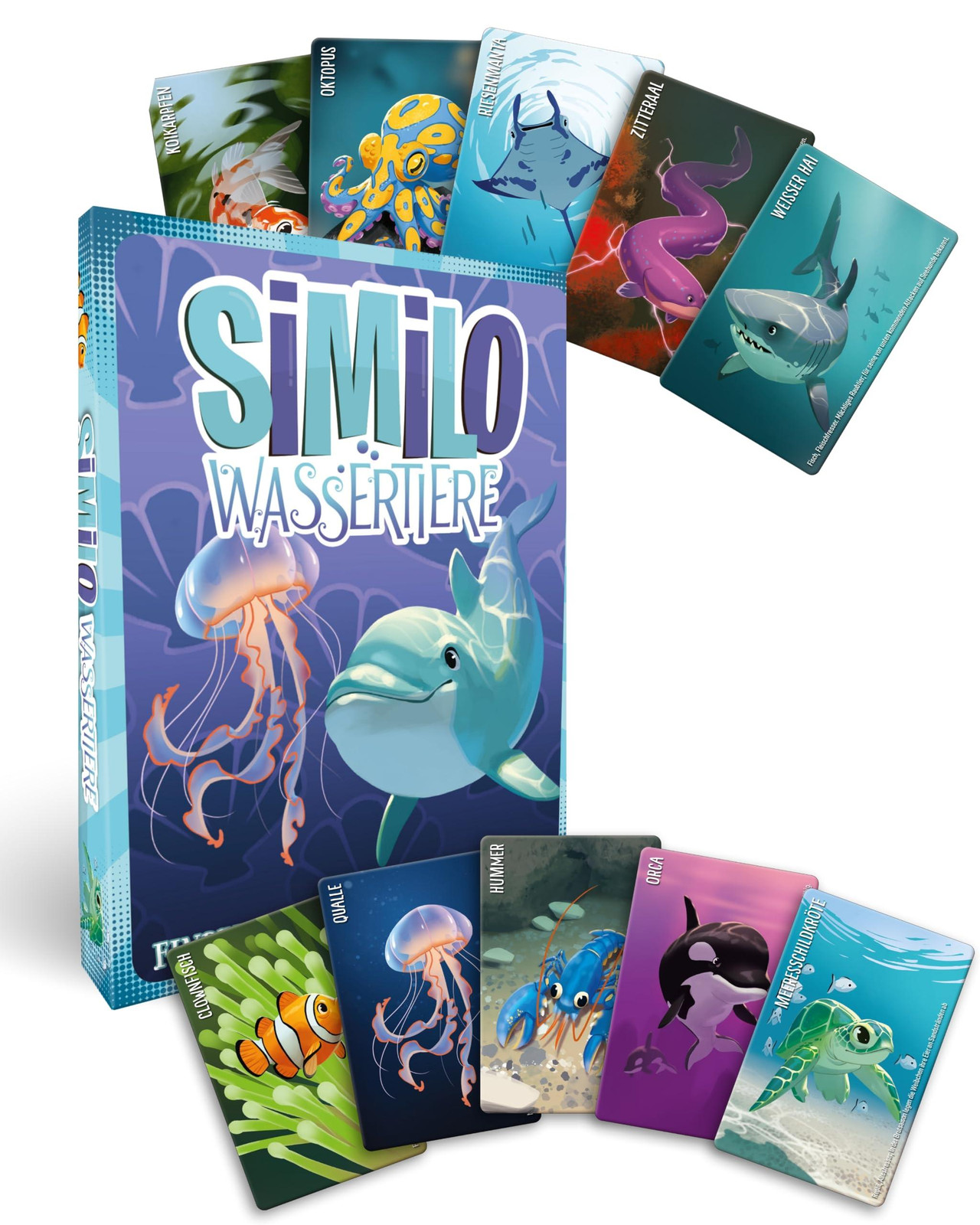 Horrible Games Guild Similo Waterdieren Coöperatief Spel voor Volwassenen