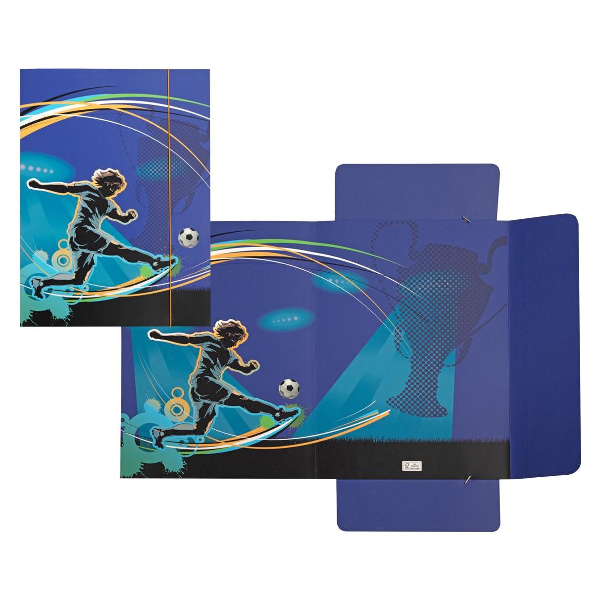 Idena Sammelmappe Fussball mit Gummizug 400g/m² DIN A3 (A3) (49230933)