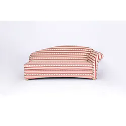 Better Home 3-Sitzer Sofa Loretta mit rechter Armlehne, ca. 193 x 83 x 85 cm – Rot gestreift & Blumenmuster