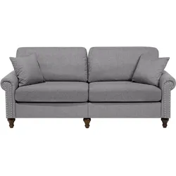 3-SITZER-SOFA Polyester Grau Otra