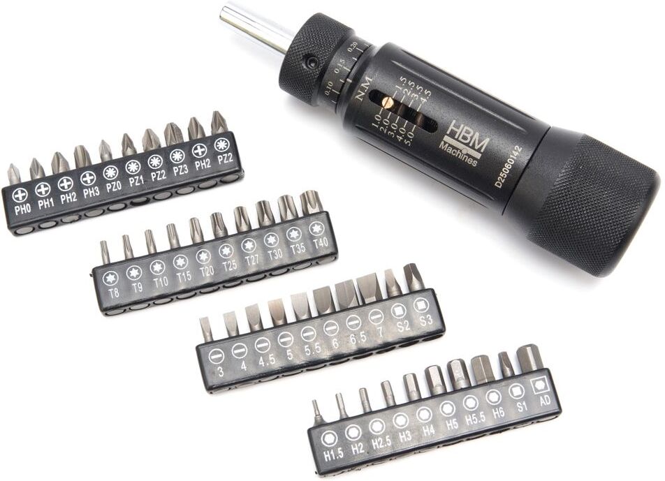 HBM Drehmomentschraubendreher 1/4 Zoll, 1 - 5 Nm