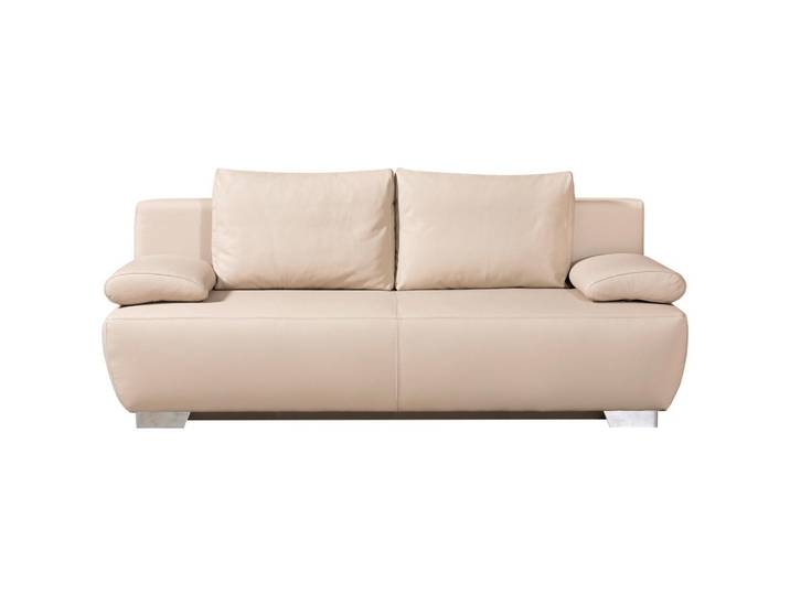 Schlafsofa mit Kissen Nikita Leder