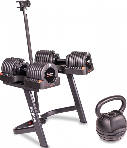 BodyMax 34kg Selectabell Adjustable Dumbbell 34kg Selectabell Pair with...