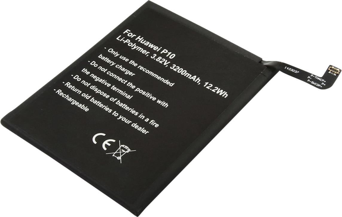 Avizar vervangaccu voor Huawei P10, 3200 mAh, Li-Polymer, zwart