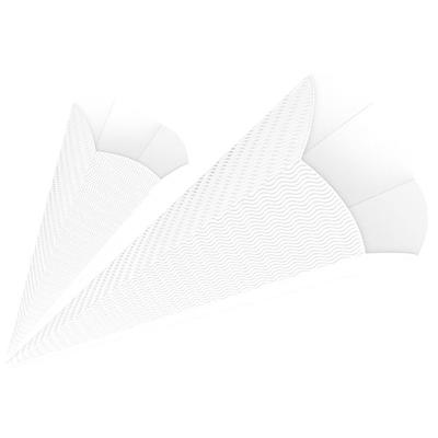 URSUS Schultüten 3D-Schultüten, weiß, Höhe: 68 cm, Durchmesser: 20 cm