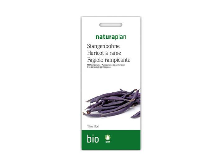 Naturaplan Bio-Stangenbohne Blauhilde