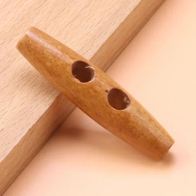 Wooden Horn Toggle Buttons Set Coat Sewing Buttons DIY Clothing Accessories 9