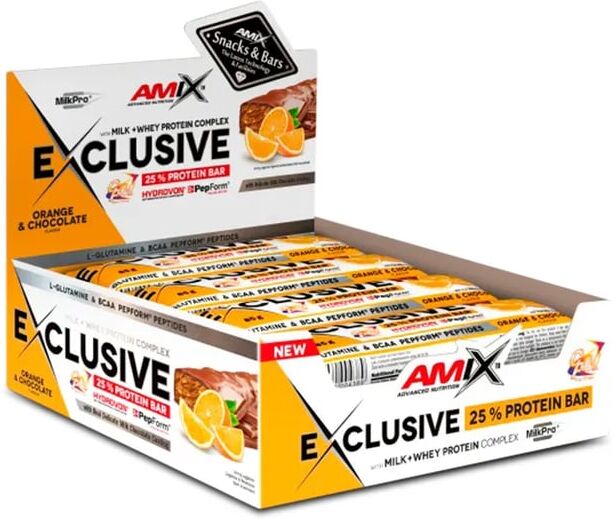 Amix Nutrition Barrita Proteica Exclusive Protein Bar 25% Chocolate Doble