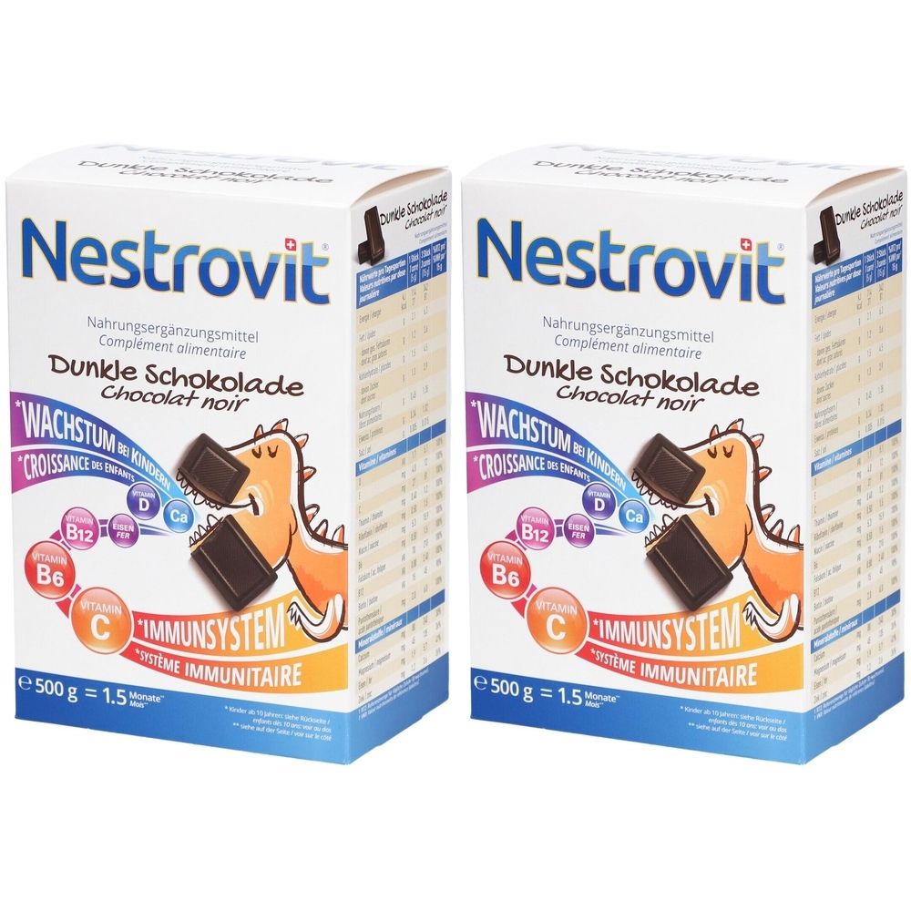 Nestrovit Dunkle Schokolade 500 gx2 2x500 g