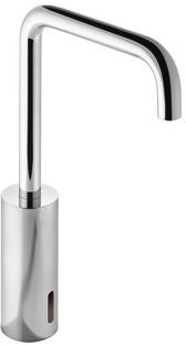 Hewi Mitigeur de lavabo infrarouge Sensoric AQ1.12S22140 tube rond, à piles, chromé