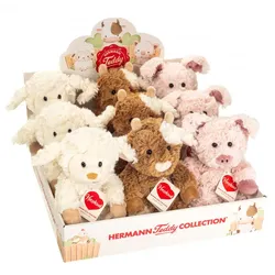 Teddy-Hermann - Bauernhoftiere 3-fach sortiert 20 cm (Keine Auswahl möglich)
