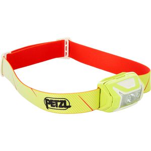 Petzl Stirnlampe Tikka LED, mit Batterie, 350 Lumen, mit Rotlicht, wasserfest, gelb