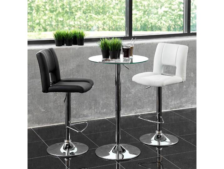 Chaises de bar Selina I (lot de 2) 42 x 115 x 52cm Noir