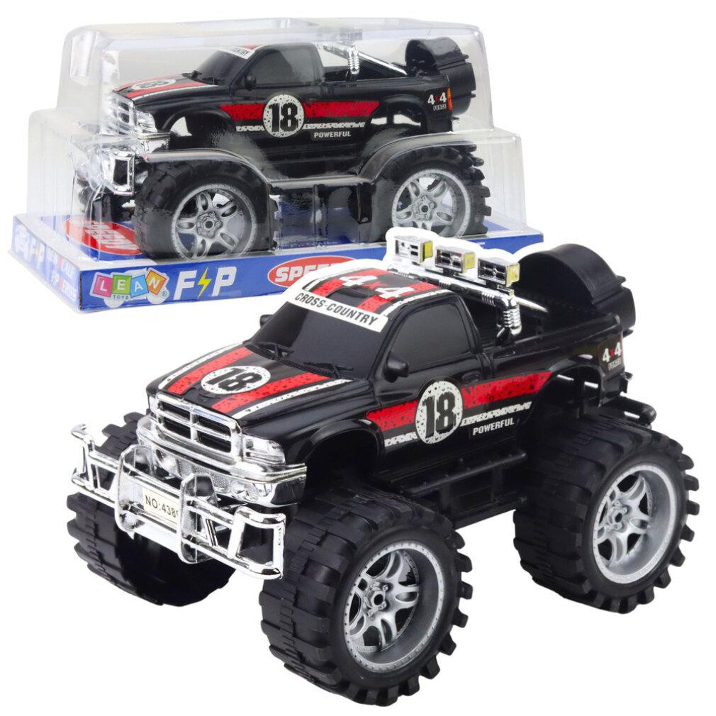 Leantoys Achterwielaangedreven offroad-voertuig rood en zwart