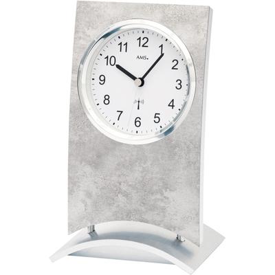 Funktischuhr AMS "F5158", silber (silberfarben), Tischuhren