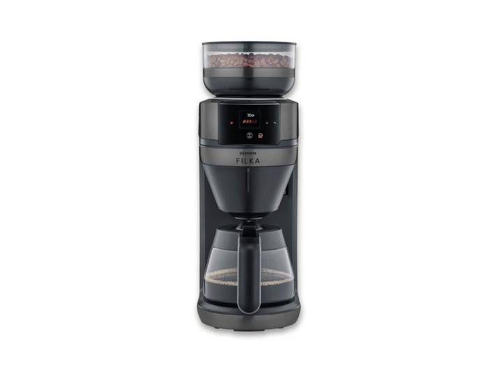 Severin Filterkaffeemaschine KA 4854 Filka Filterkaffee-Vollautomat mit Glaskanne