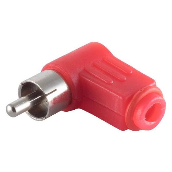 Shiverpeaks -BASIC-S--Cinchstecker, Winkel, rot (BS51410-R)