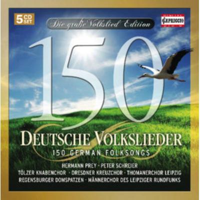 150 Deutsche Volkslieder, 5 Audio-CDs - Various, CD, 0845221071060
