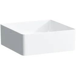 LAUFEN Living Square Schale 8114330001121 36x36cm, ohne Überlauf und Hahnloch, Saphirkeramik