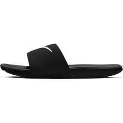 NIKE Kawa Slides Badelatschen Kinder black/white 29.5