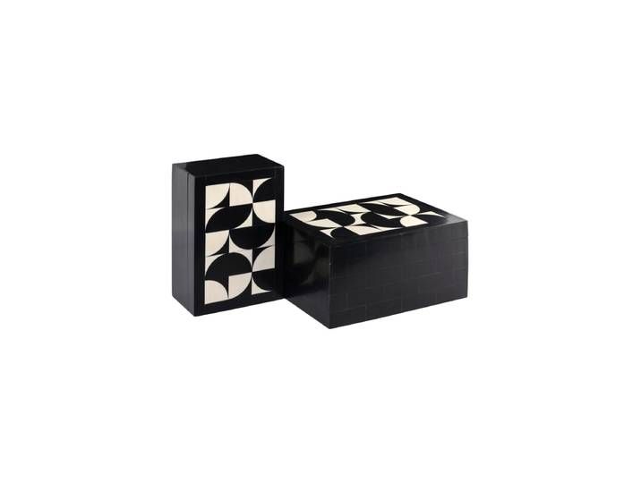 Design Aufbewahrungsbox „Rae Set“ Schwarz Richmond Interiors