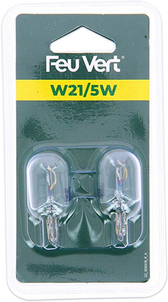 Lâmpada w21/5W Feu Vert 12v 2pc