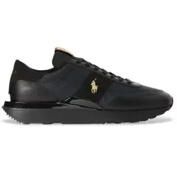 Polo Ralph Lauren für Herren. 809952269001 Train 89 Lederschuhe schwarz (46), Wohnung, Schnürsenkel, Lässig