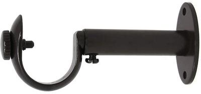 Urbanest "Adjustable Solid Zinc Curtain Rod Bracket Wall Holder, Fits Up to 1 1/8"" or 1 1/4"" Rod"