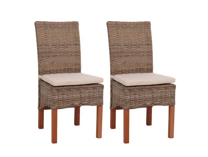 ESSZIMMERSTUHL Braun 2er-Set