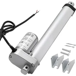 VEVOR 12-V-Linearantrieb, 203,2mm Linearmotor mit 15 mm/s, 1000 N Linear Actuator, Lineartechnik-Aktuatoren mit IP54-Schutz & Montagehalterung für Hubschreibtische, Liegestühle, Fenstertüröffner