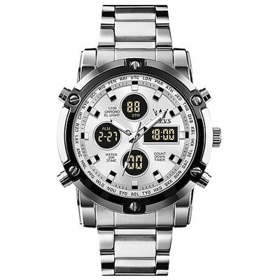 OLEVS 1106 Herren Uhr Luxusmarke Quarz Uhr Trend Sport Wecker LED Anzeige Wasserdicht Zeitmesser Uhr Herren Uhr