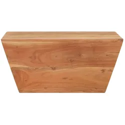 vidaXL Couchtisch V-Form 66x66x30 cm Akazie Massivholz