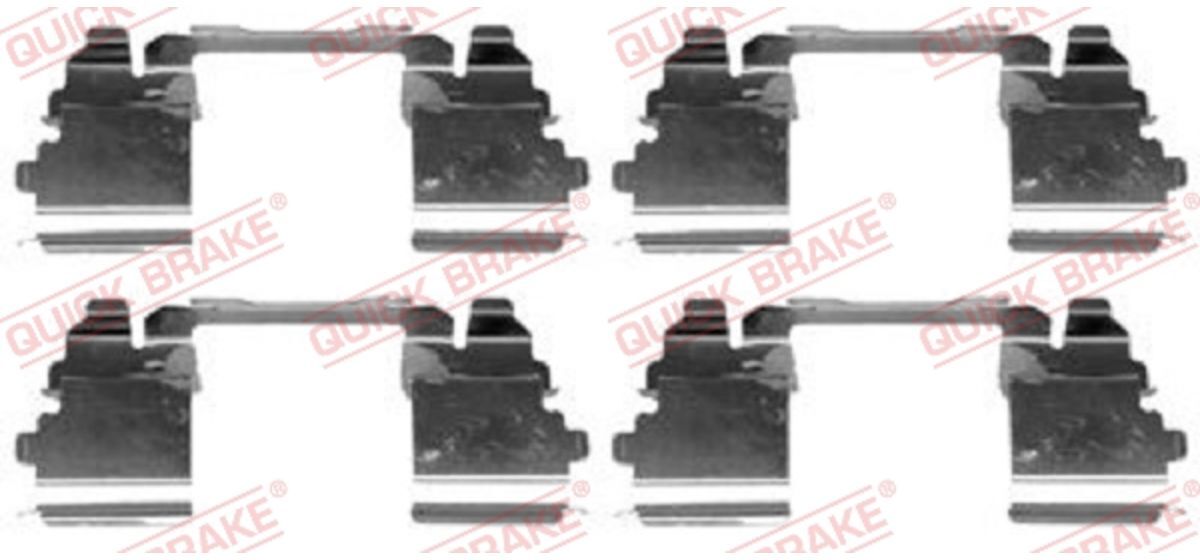 Zubehörsatz, Scheibenbremsbelag QUICK BRAKE 109-1768