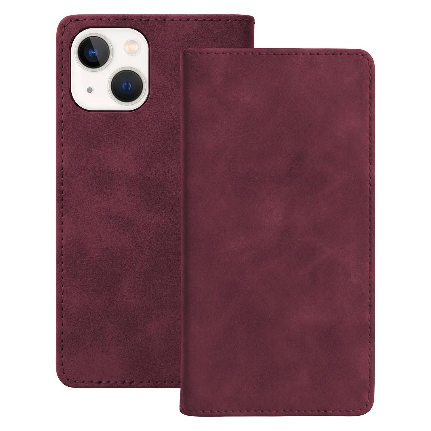 OEM Smart Suede-Hülle für das iPhone 11 in Bordeauxrot (Apple iPhone 11) (GSM276531)