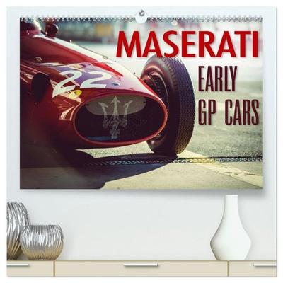 Maserati - Early GP Cars (High Quality Premium Wall Calendar 2027 DIN A2 landscape),CALVENDO 12 Month Wall Calendar