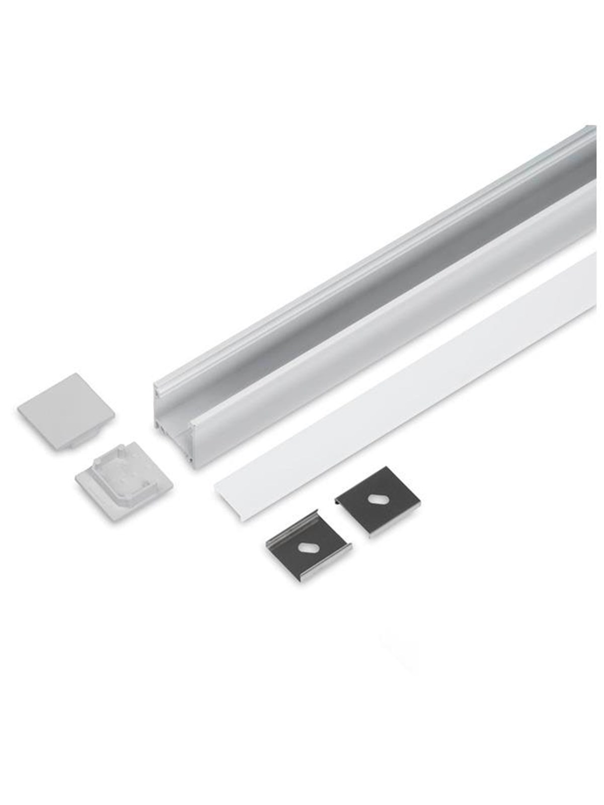 Light Solutions Aluminiumsprofil - Model L - 20mm LED strip - Alu