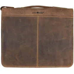 Greenburry, Mappe, Vintage Ringmappe Leder 29 cm (A4, 1x)