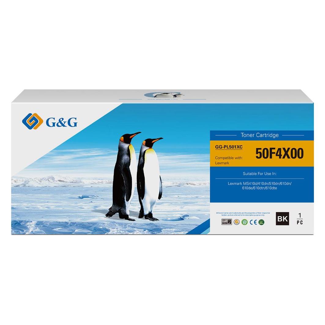 G&G XL-Toner kompatibel mit Lexmark 502X/ 50F2X00 (BK) (18050)